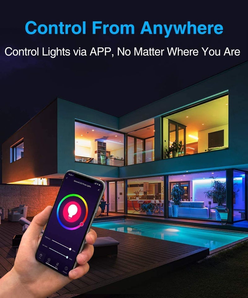 Aubric LED Wifi Controller, RGB Led Light Strip Voice Control From Alexa & Google Home, WIFI Wireless Smart Controller With Free App via IOS or Android Smartphone - Image 4